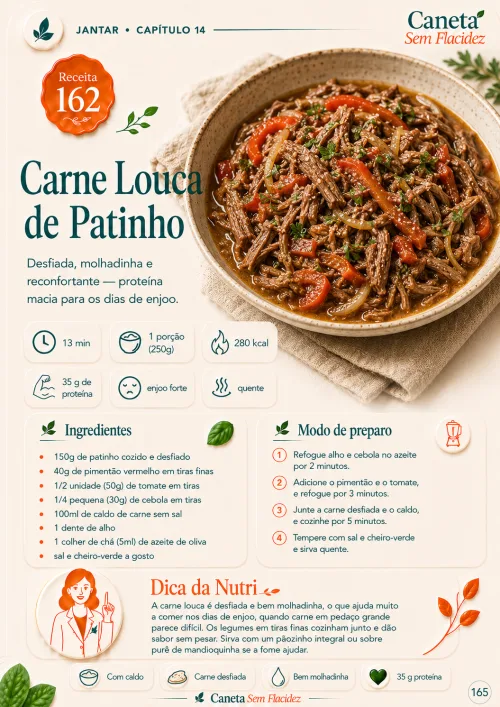 Receita — Carne Louca de Patinho